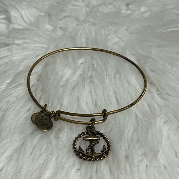 Alex and Ani Anchor with Rope in Rafaelian Gold - Picture 4 of 7